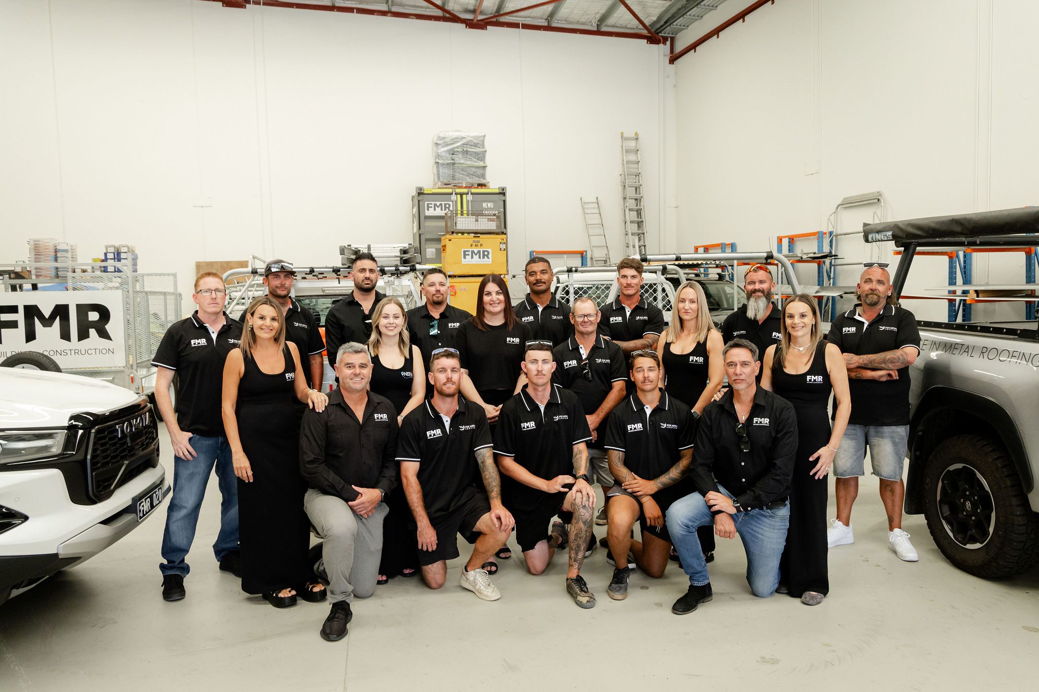 The full FMR Building & Construction team