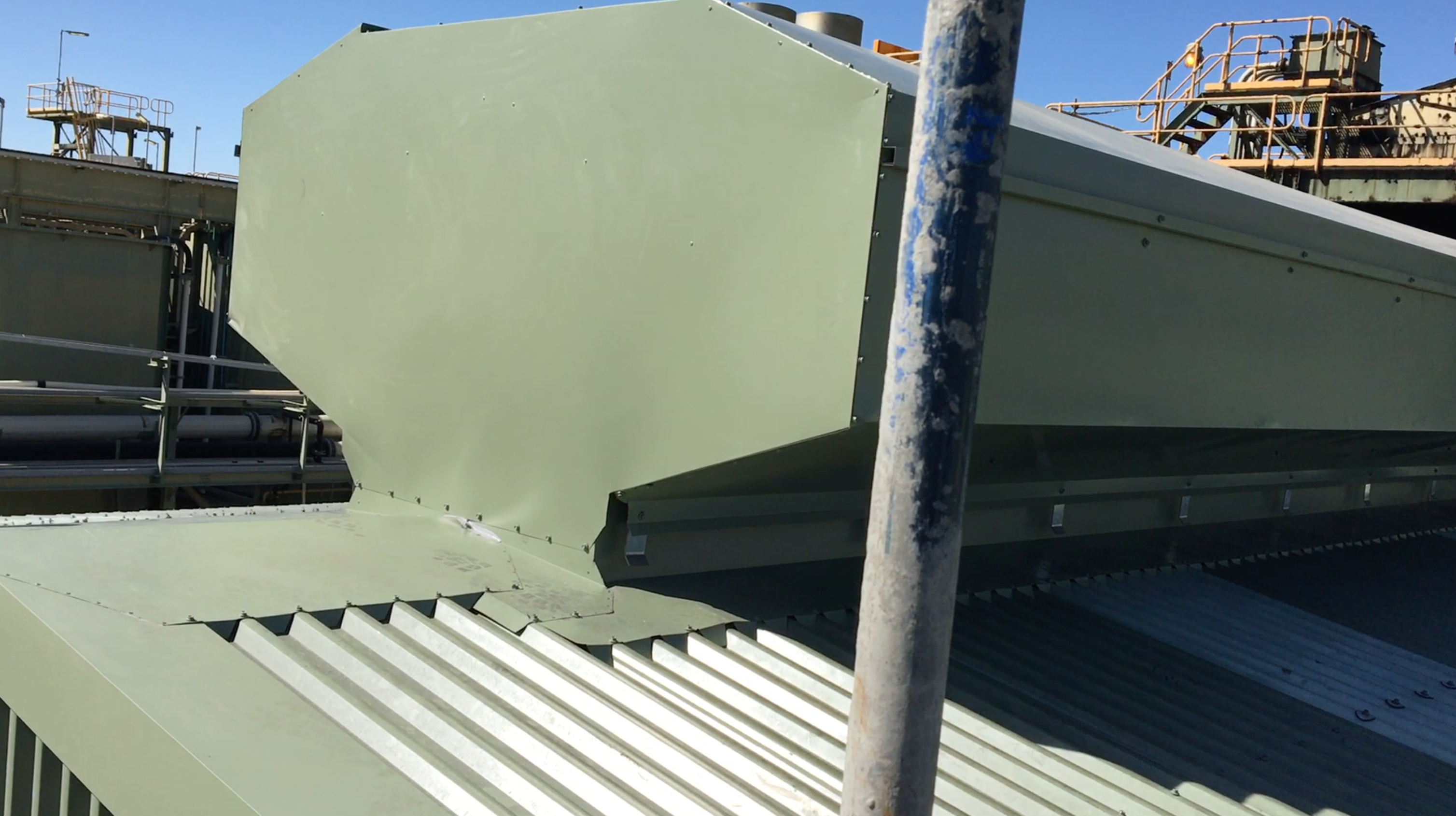 Copper Concentrate Shed — Roof & Structural Upgrade — Photo 22