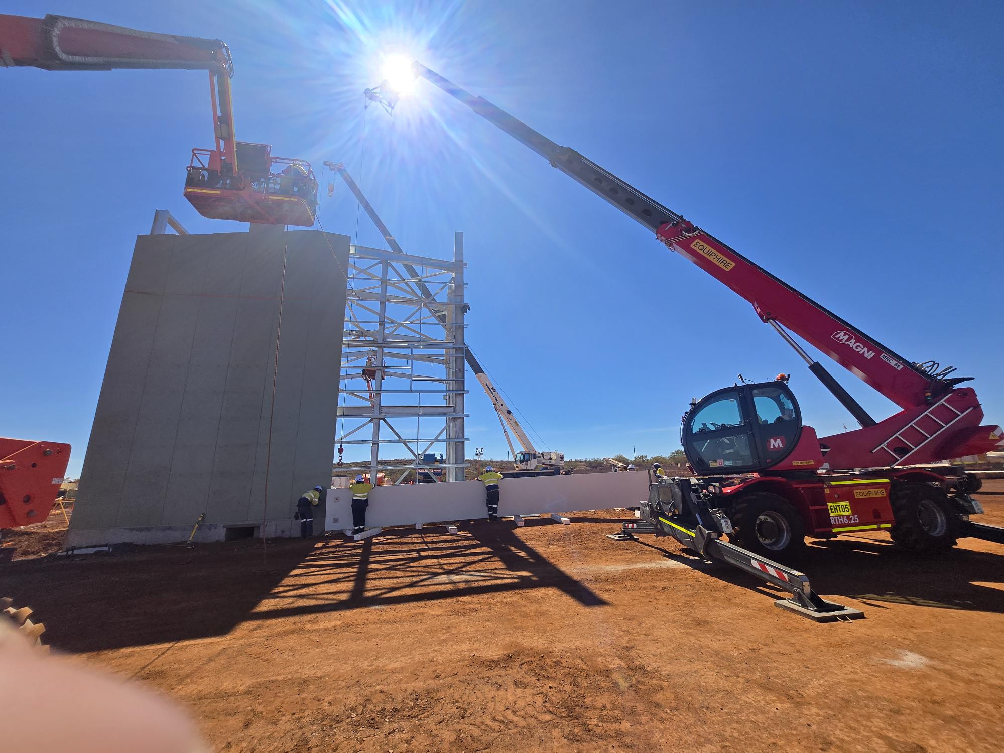 GIS Substation Construction — Iron Ore Operation — Photo 9