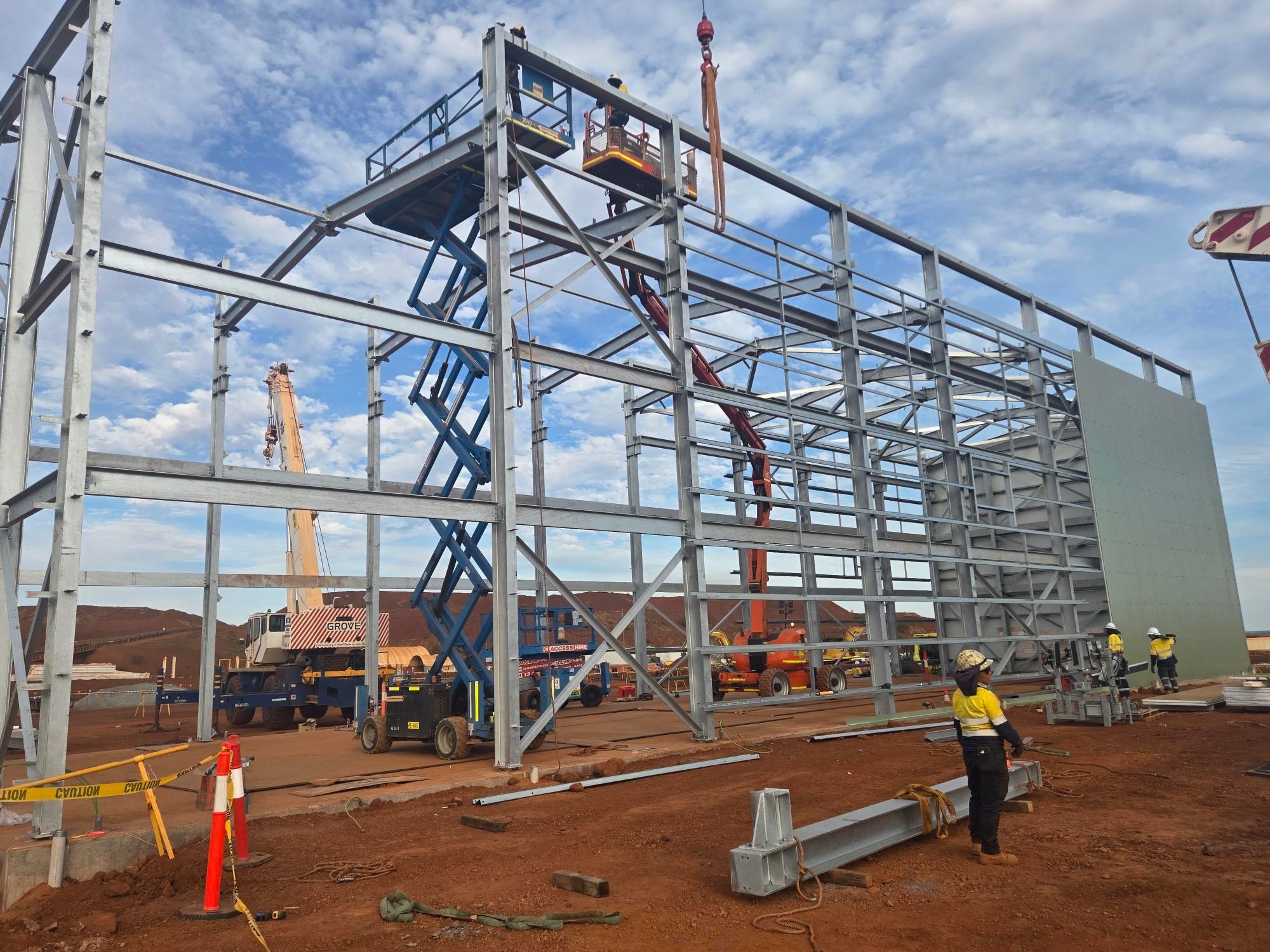 GIS Substation Construction — Iron Ore Operation — Photo 3