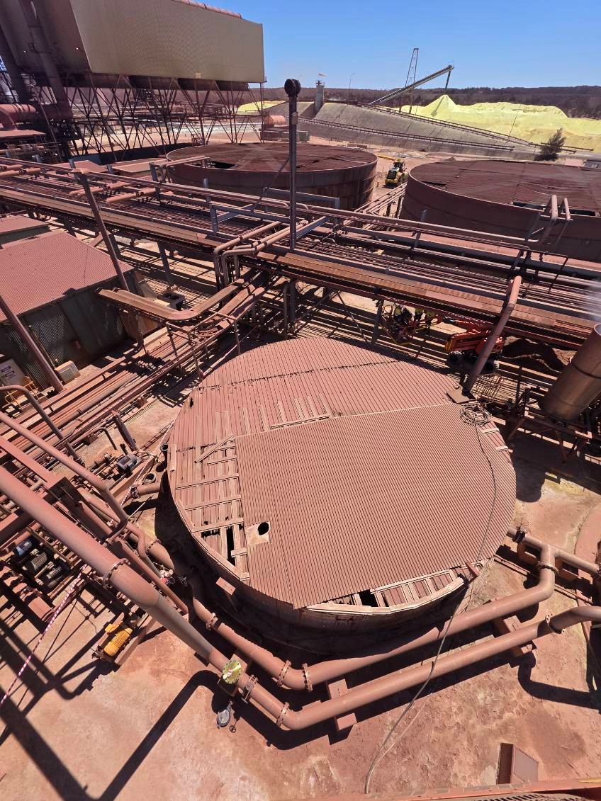 Water Tanks — Roof & Structural Upgrade — Photo 2